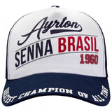 Bejzbalová čiapka Ayrton Senna, Brazília 1960, pre dospelých, modrá, 2017