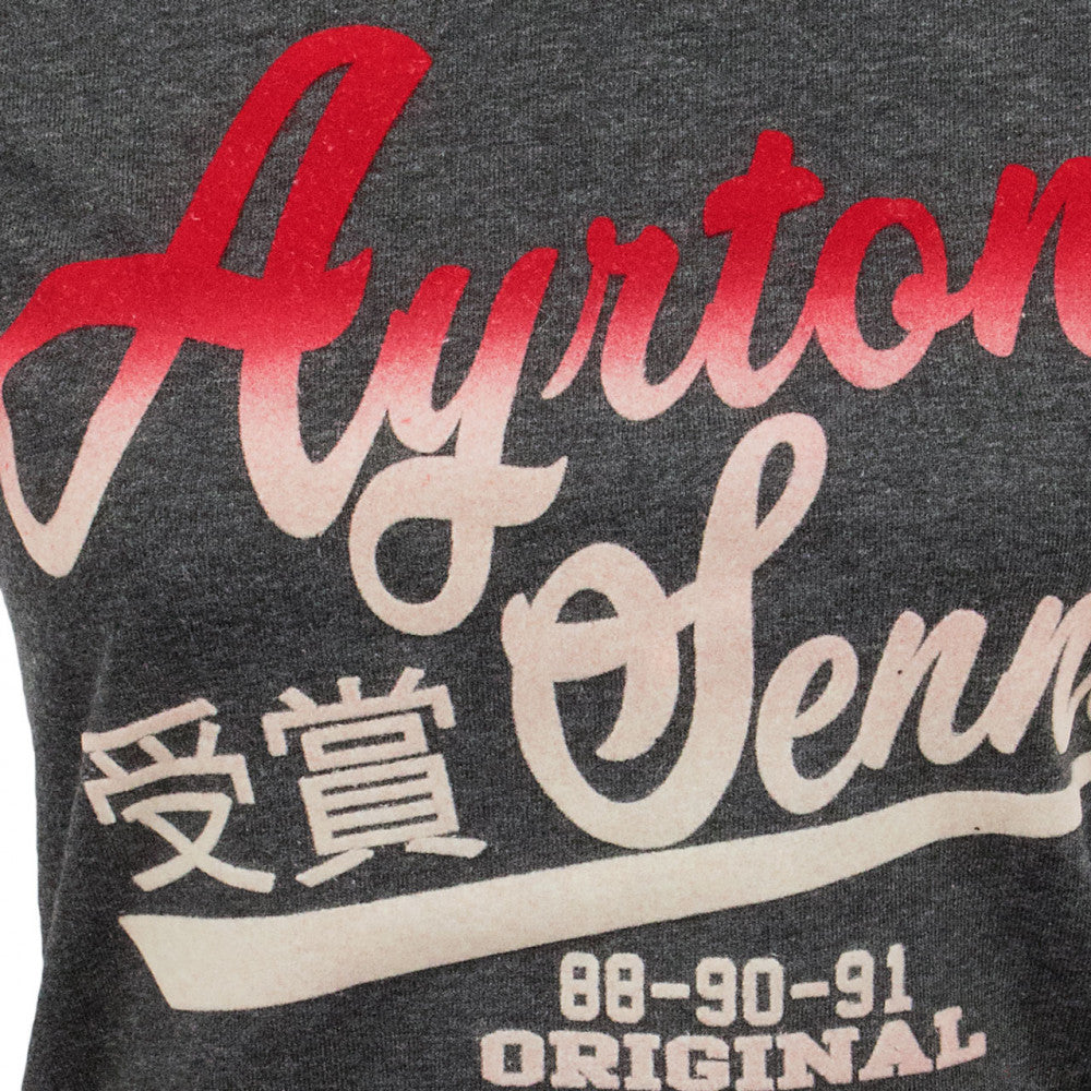 Dámske tričko Ayrton Senna, Vintage, Grey, 2020 - FansBRANDS®