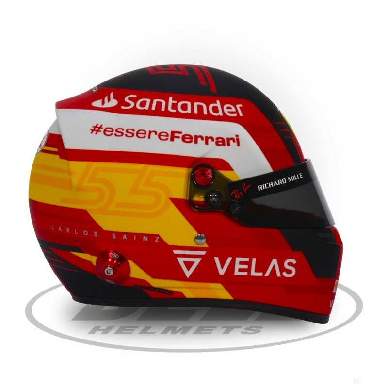Carlos Sainz Mini Helmet v mierke 1:2, 2022 - FansBRANDS®