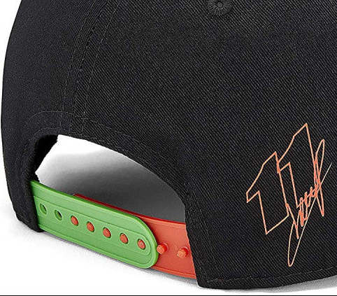 Racing Point Baseball Cap, Sergio Pérez SP, für Erwachsene, schwarz, 2019