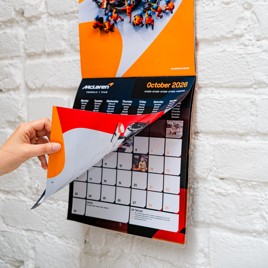 McLaren Formula 1 tím - oficiálny kalendár - 2026