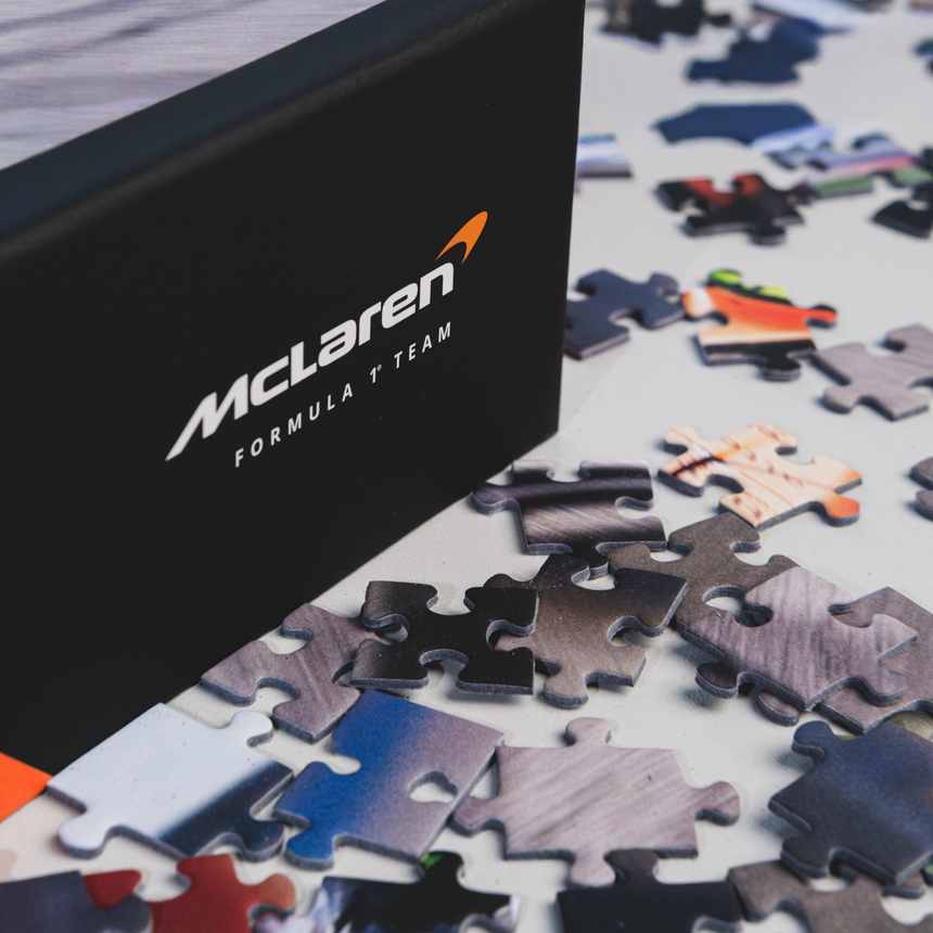 McLaren Formula 1® tím puzzle, Lando Norris, víťazný plagát, 1000 dielikov