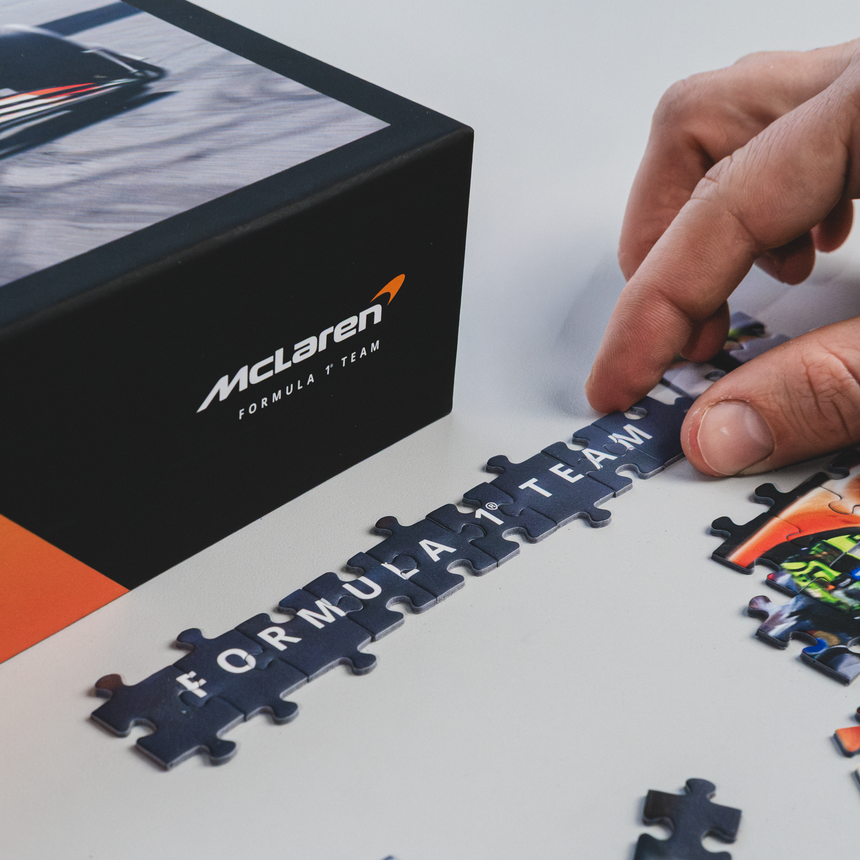McLaren Formula 1® tím puzzle, Lando Norris, víťazný plagát, 1000 dielikov