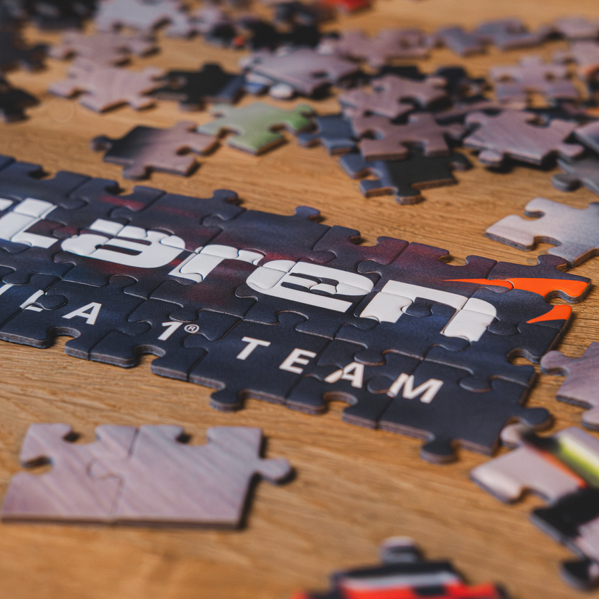 McLaren Formula 1® tím puzzle, Lando Norris, víťazný plagát, 1000 dielikov