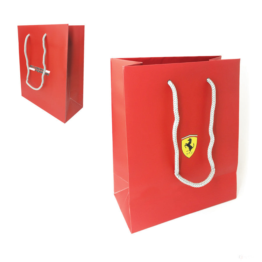 Dámska nákupná taška Ferrari, 20x25x10 cm, červená, 2020