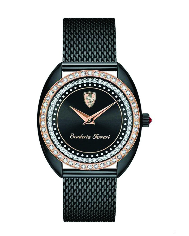 Dámske hodinky Ferrari, Donna Quartz, čierne, 2019