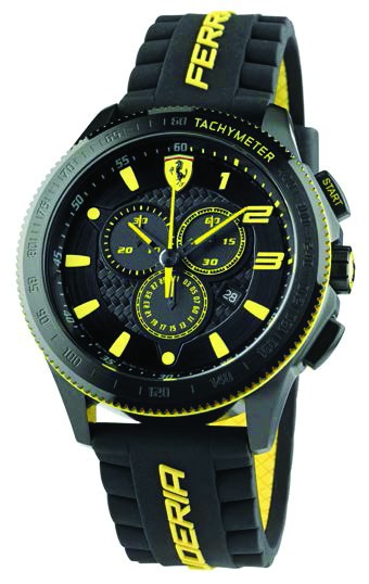 Ferrari hodinky, F1 Scuderia Pánske, žlté, 2019