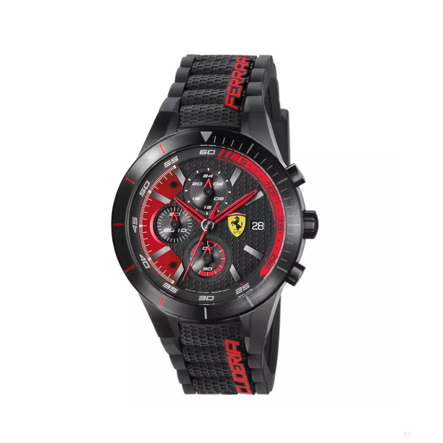 Ferrari hodinky, pánske Redrev EVO, čierno-červené, 2019