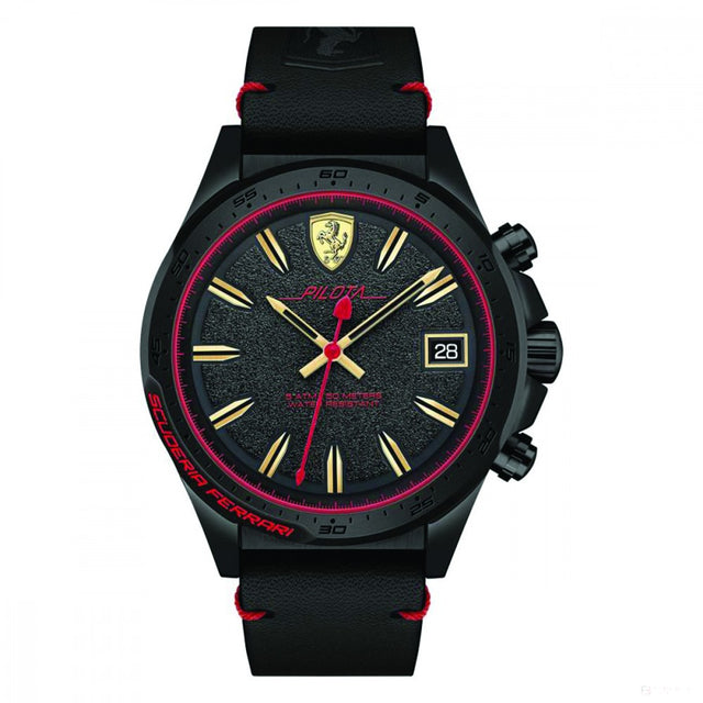 Ferrari Watch, Pilota Only Time Mens, čierno-červené, 2019 - FansBRANDS®
