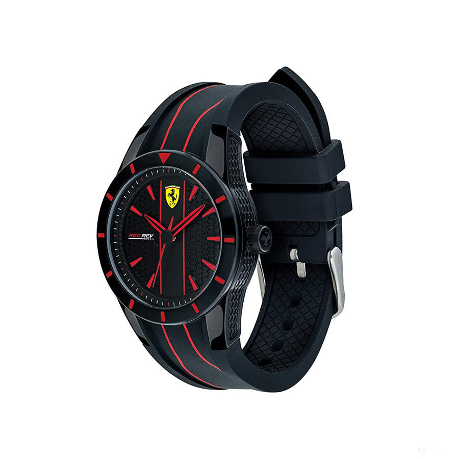 Ferrari hodinky, pánske Redrev Quartz, čierno-červené, 2019 - FansBRANDS®