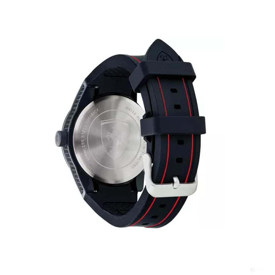 Ferrari hodinky, pánske Redrev Quartz, čierno-červené, 2019