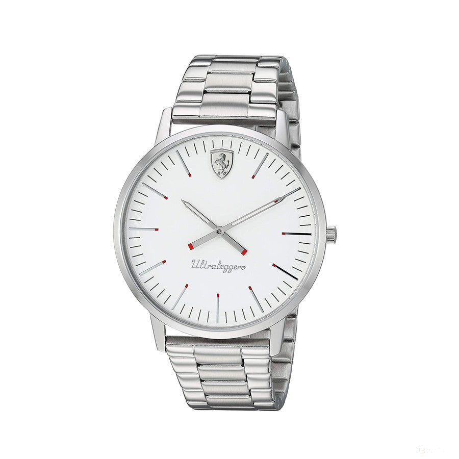 Ferrari hodinky, pánske Ultraleggero 2H, bielo-strieborné, 2019