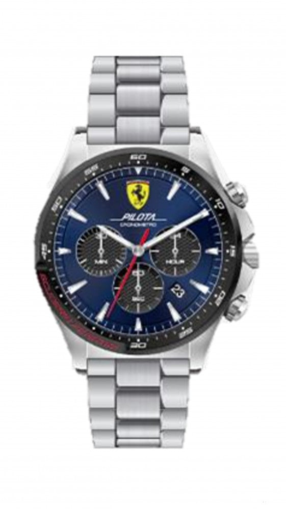 Ferrari hodinky, pánske Pilota Chrono, modré, 2019 - FansBRANDS®