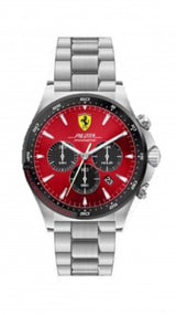 Ferrari Watch, Pilota Chrono Pánske, červené, 2019