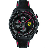 Ferrari Watch, Speedracer Chrono Mens, 44 mm, Black, 2020