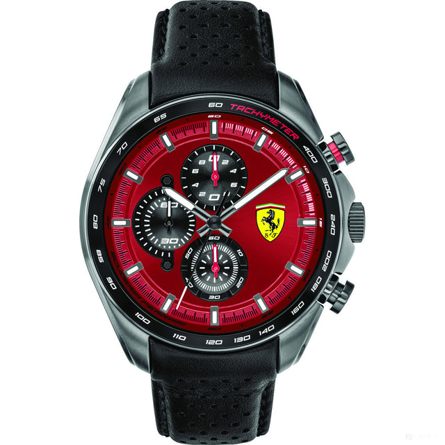 Ferrari Watch, Speedracer Chrono Pánske, 44 mm, červeno-čierne, 2020 - FansBRANDS®