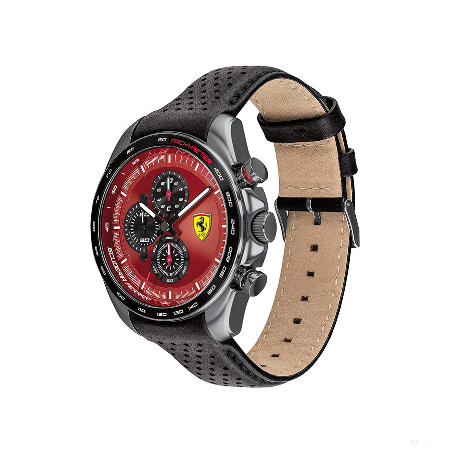 Ferrari Watch, Speedracer Chrono Pánske, 44 mm, červeno-čierne, 2020 - FansBRANDS®