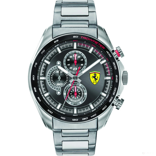 Ferrari Watch, Speedracer Chrono SS Mens, 44 mm, Black, 2020 - FansBRANDS®