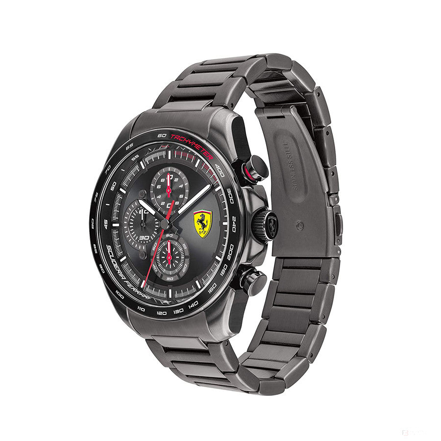 Ferrari hodinky, Speedracer Chrono SS pánske, 44 mm, sivá, 2020 - FansBRANDS®