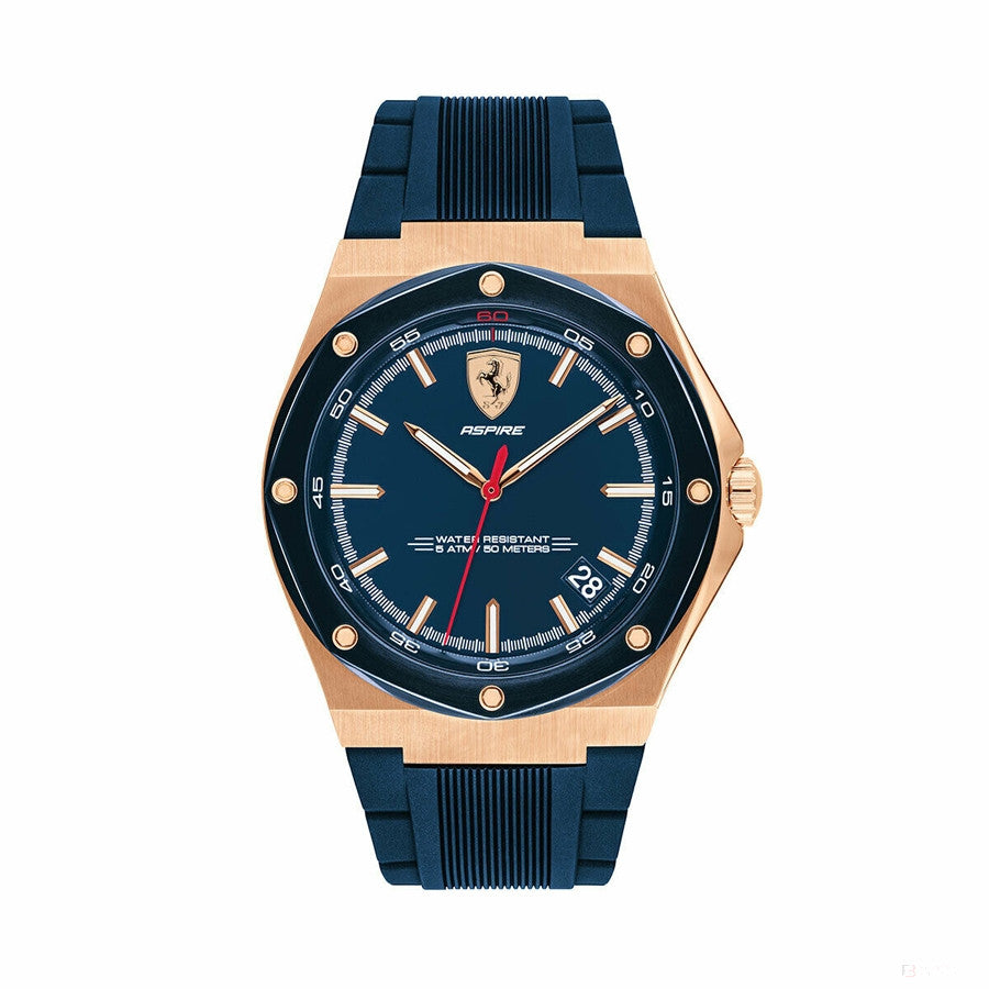 Ferrari Watch, Aspire Quartz 3HD Pánske, 44 mm, modro-zlaté, 2020