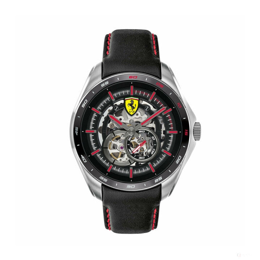 Ferrari Watch, Speedracer Automatic Multilevel Pánske, 44 mm, čierno-strieborné, 2020