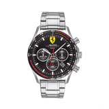 Ferrari hodinky, Pilota EVO Chronograph SS pánske, 44 mm, strieborné, 2020 - FansBRANDS®