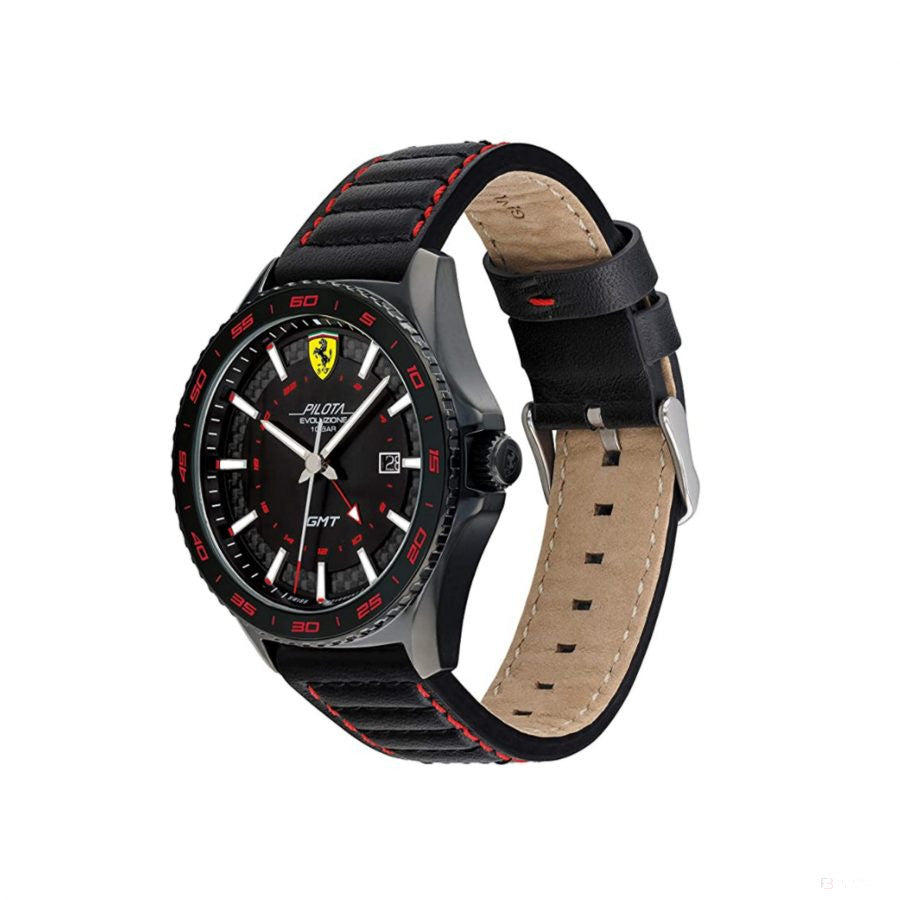 Ferrari hodinky, pánske Evo Pilot, 44 mm, čierne, 2020 - FansBRANDS®