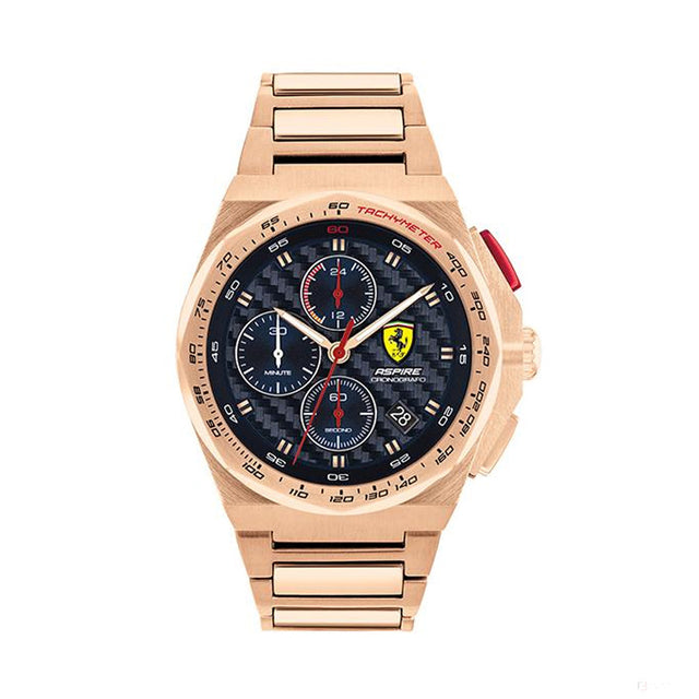 Scuderia Ferrari Watch Aspire, Rose Gold Plated Steel, 44Mm - FansBRANDS®