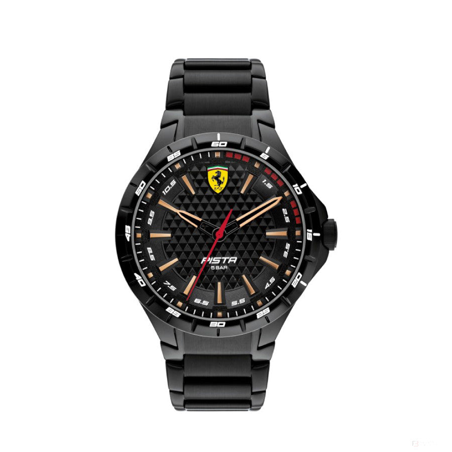 Scuderia Ferrari Watch Pista Quartz, Full Black 44Mm - FansBRANDS®