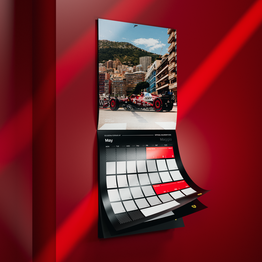 Oficiálny kalendár Ferrari 2026, limitované vydanie
