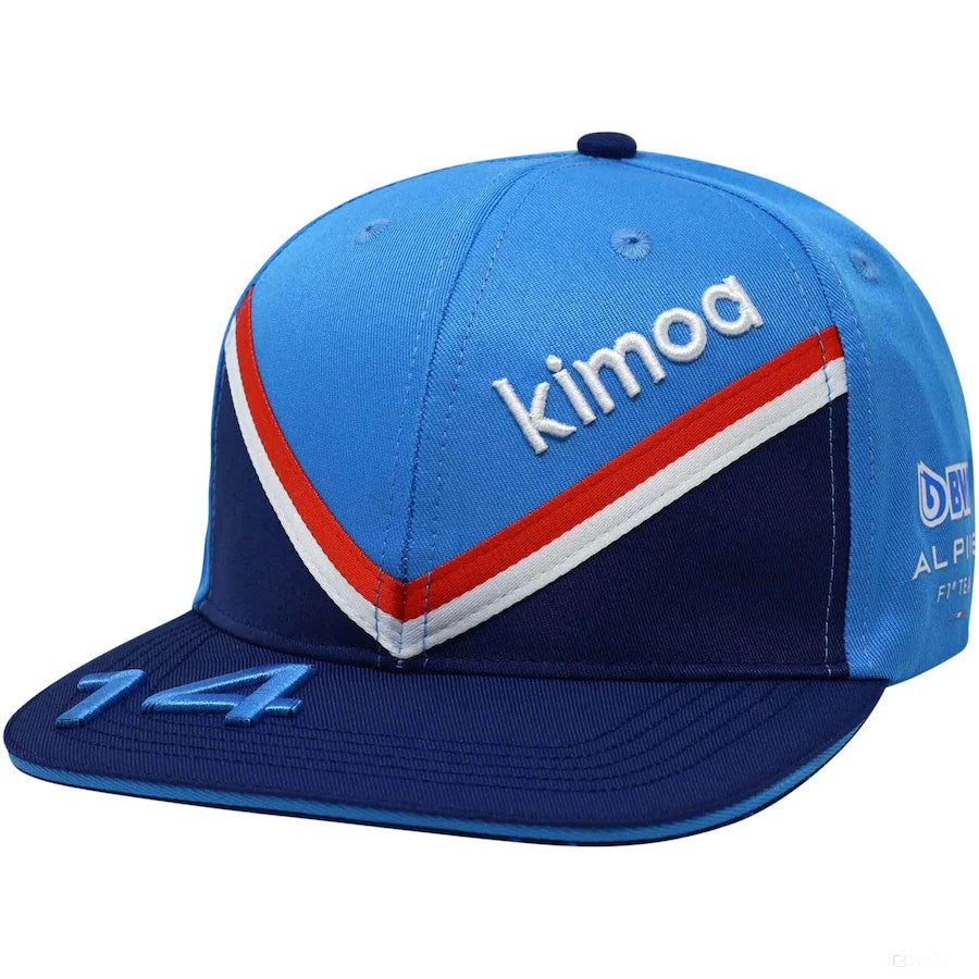 Alpská bejzbalová čiapka, Fernando Alonso Kimoa GP Francúzska, modrá, 2022