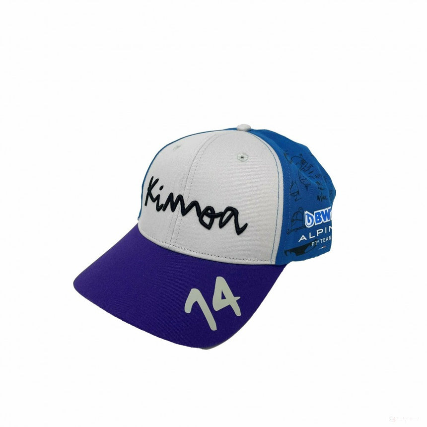 Alpská bejzbalová čiapka, Fernando Alonso Kimoa, GP Japonska, modrá, 2022 - FansBRANDS®