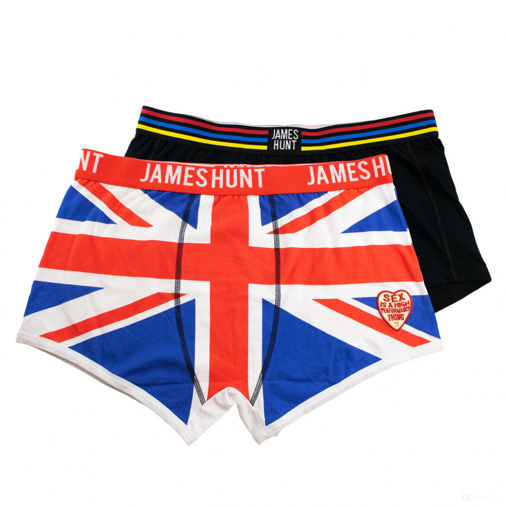 Spodná bielizeň James Hunt, prilba + boxerky Union Jack – dvojité balenie, modrá, 2021