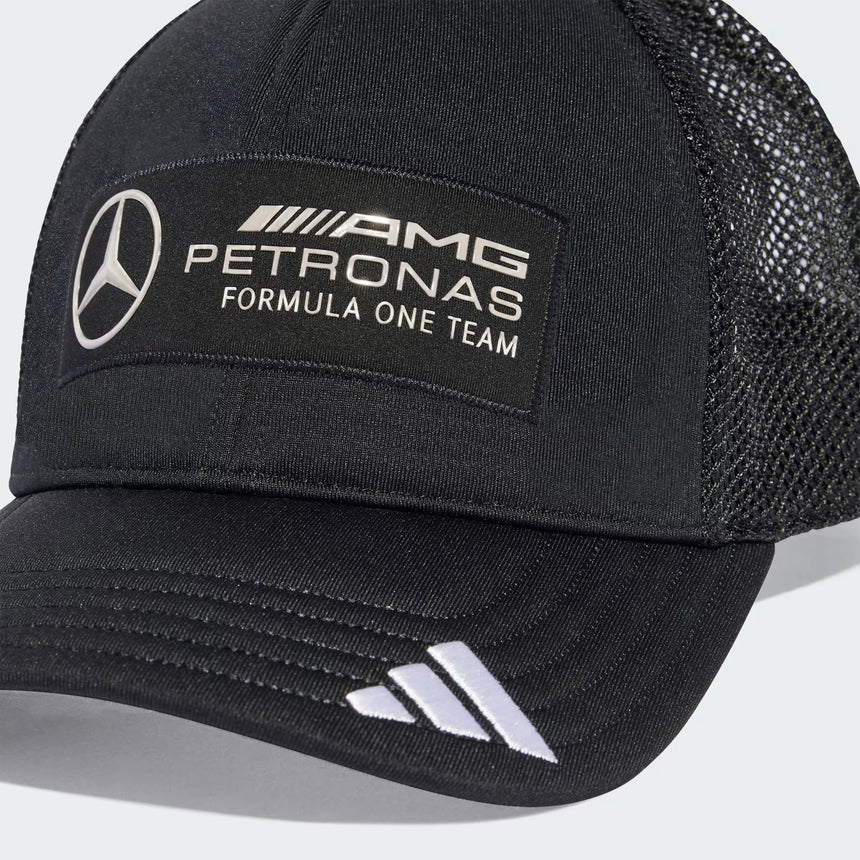 Mercedes šiltovka, trucker, plné logo, čierna 🔥