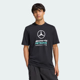 Mercedes póló, Dna, grafické, adidas, čierne
