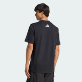 Mercedes póló, Dna, grafické, adidas, čierne
