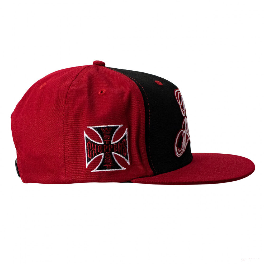 Šiltovka Kimi Raikkönen Flatbrim, pre dospelých, krížové logo, červená, 2019 - FansBRANDS®