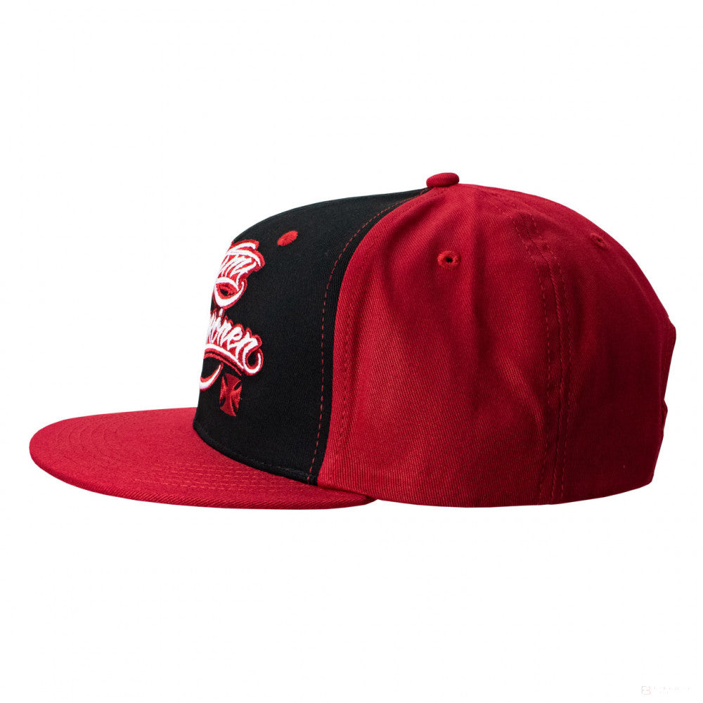 Šiltovka Kimi Raikkönen Flatbrim, pre dospelých, krížové logo, červená, 2019 - FansBRANDS®