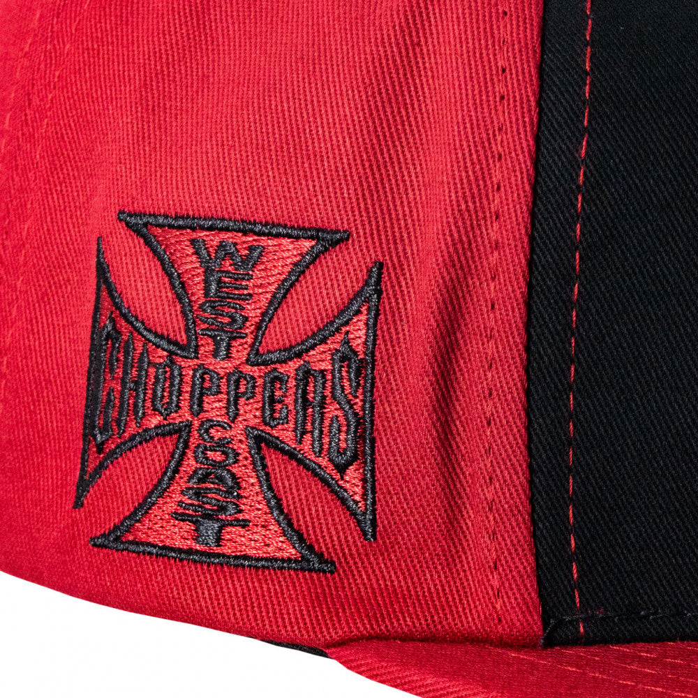 Šiltovka Kimi Raikkönen Flatbrim, pre dospelých, krížové logo, červená, 2019