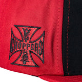 Šiltovka Kimi Raikkönen Flatbrim, pre dospelých, krížové logo, červená, 2019 - FansBRANDS®
