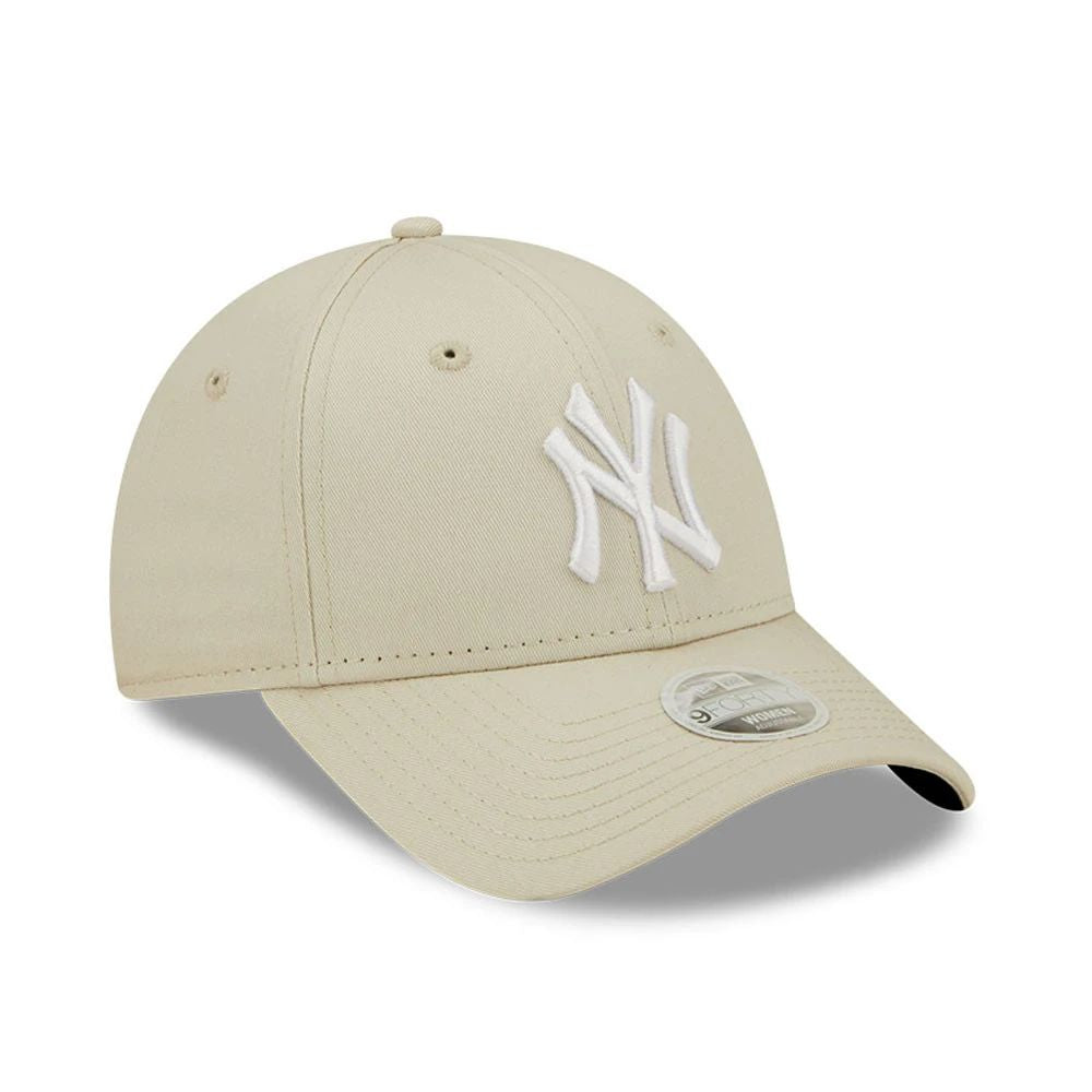 Dámska New Era NY Yankees 9FORTY nastaviteľná čiapka, biela