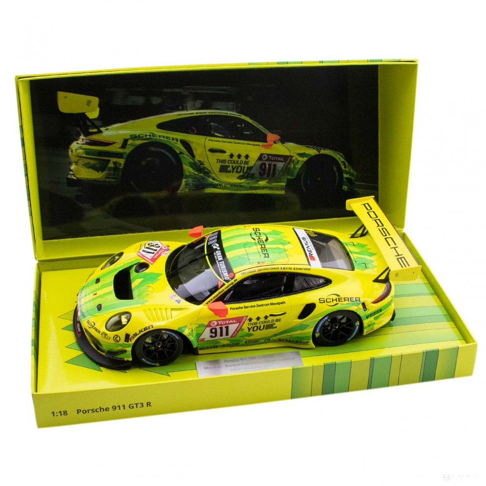 Manthey-Racing Porsche 911 GT3 R - 2019 24h Race Nürburgring #911 1:18 - FansBRANDS®