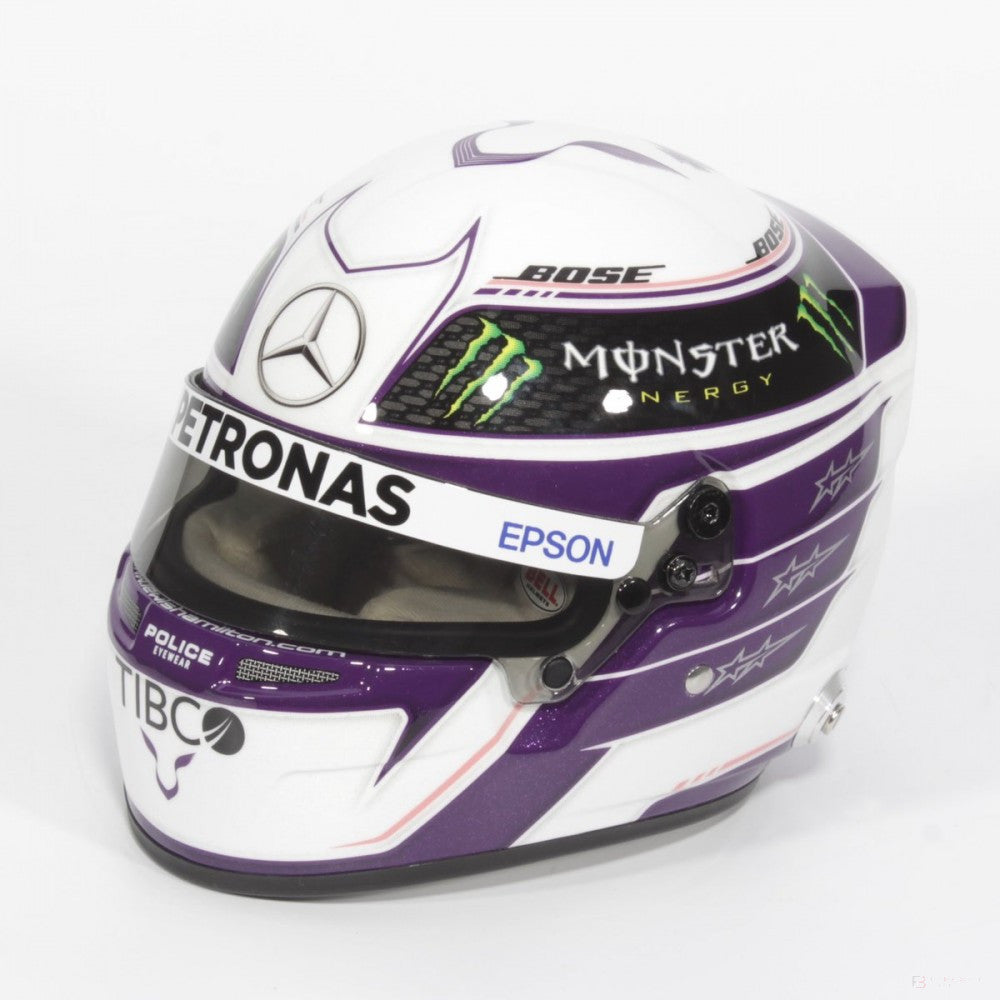 Mini prilba Lewis Hamilton, Silverstone Lewis Hamilton 2020, mierka 1:2, 2020