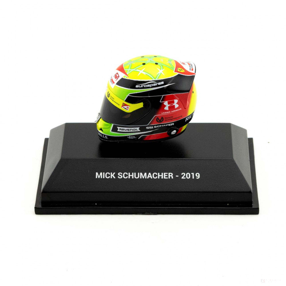 Mini prilba Mick Schumacher, mierka 1:8, zelená, 2019 - FansBRANDS®