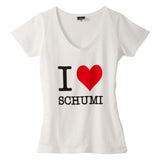 Dámske tričko Michael Schumacher, výstrih do V, biele, 2015