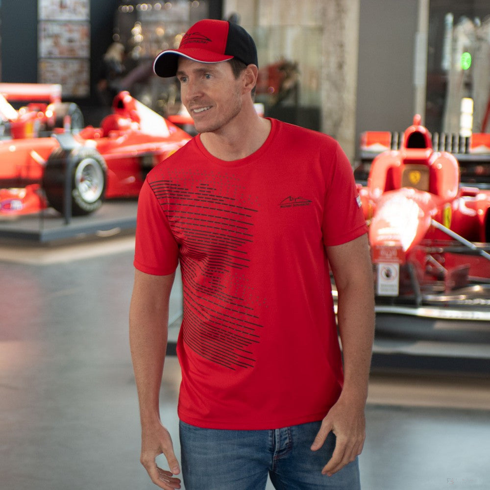 Tričko Michaela Schumachera, Speedline, červené, 2018