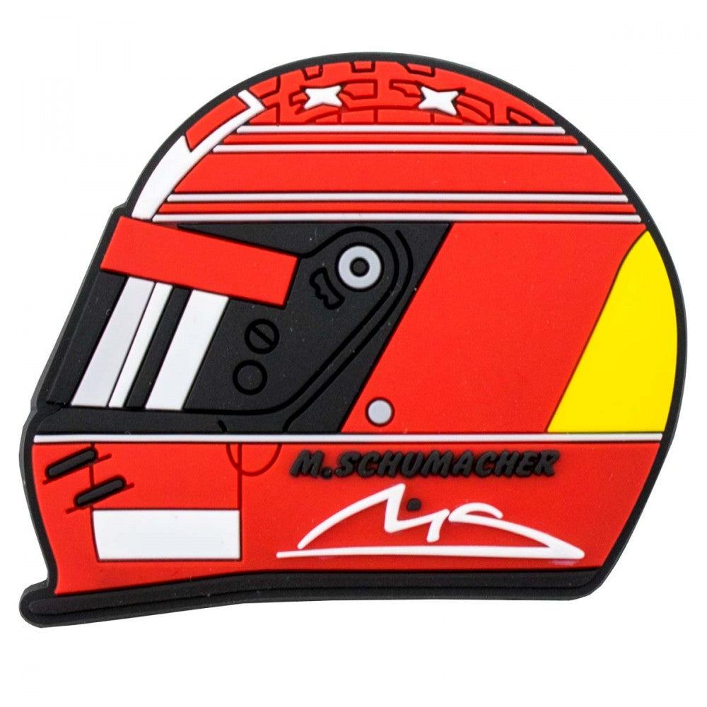 Michael Schumacher Magnet na chladničku, prilba 2000, červená, 2018