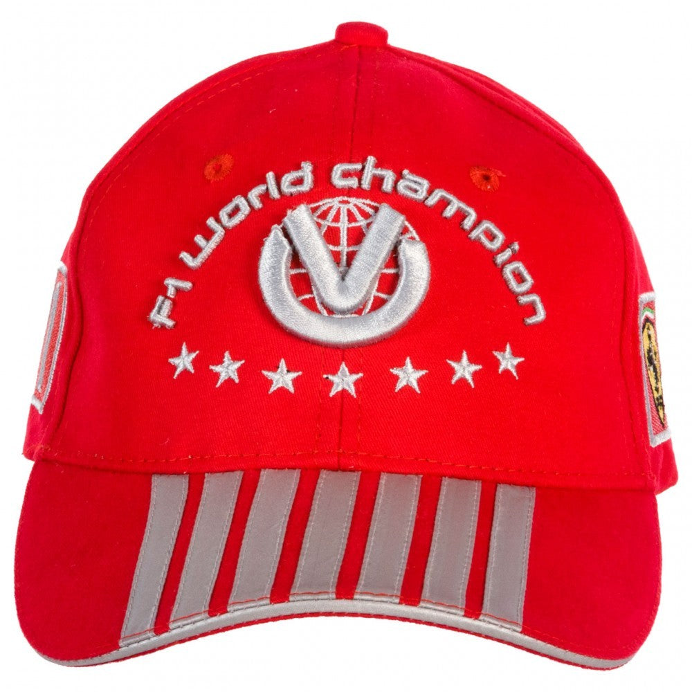 Bejzbalová čiapka Michaela Schumachera, 7 šampiónov, pre dospelých, červená, 2015