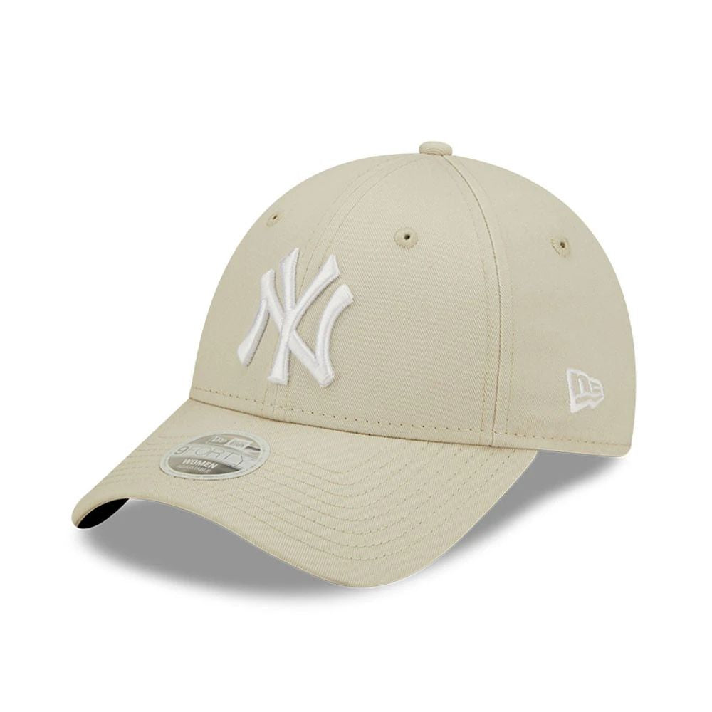 Dámska New Era NY Yankees 9FORTY nastaviteľná čiapka, biela