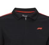 Formel 1 T-Shirt mit Kragen, Formel 1 Logo, schwarz, 2020